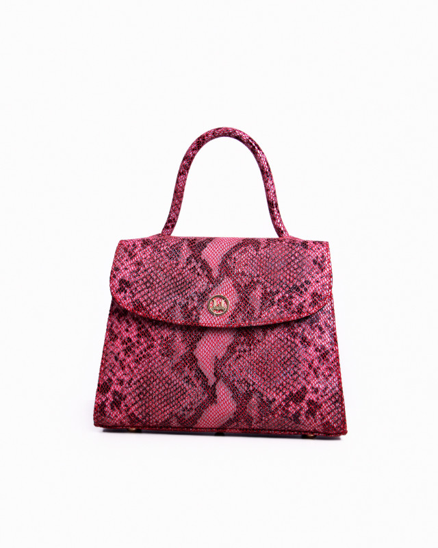 Paris Midi: Pink Snake Print