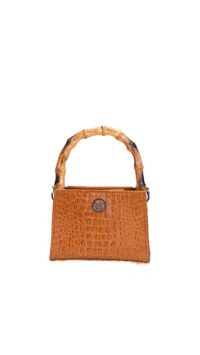 The Naya Bag: Almond Crocodile Print