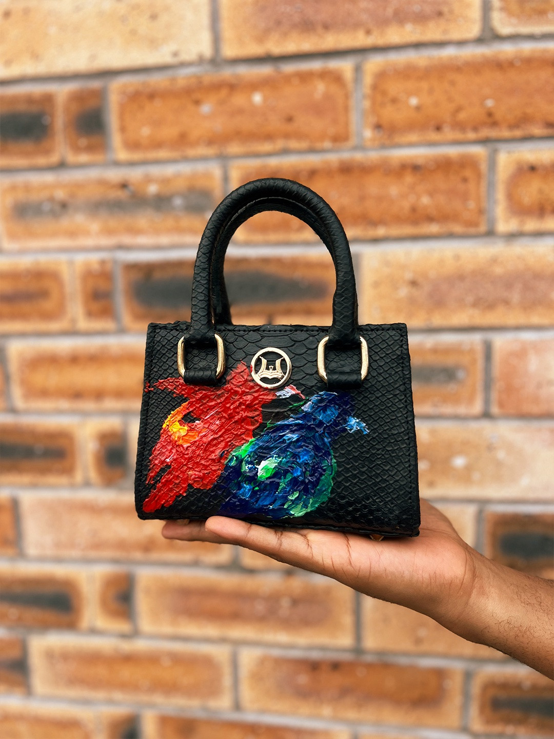 Lagos Micro: Black Snake Print Meets Art #4