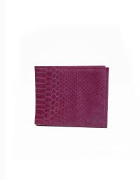 Wallet: Purple Snake Print